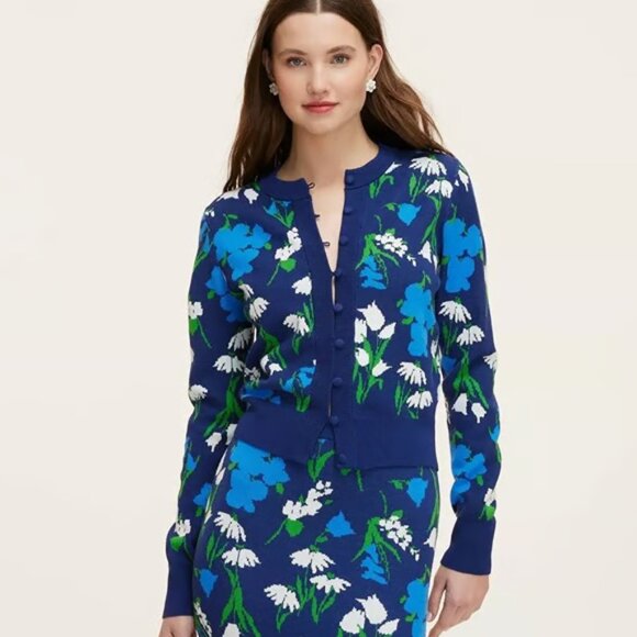 Kate Spade for Target Women's Cardigan with Floral Pattern XL - Picture 1 of 9